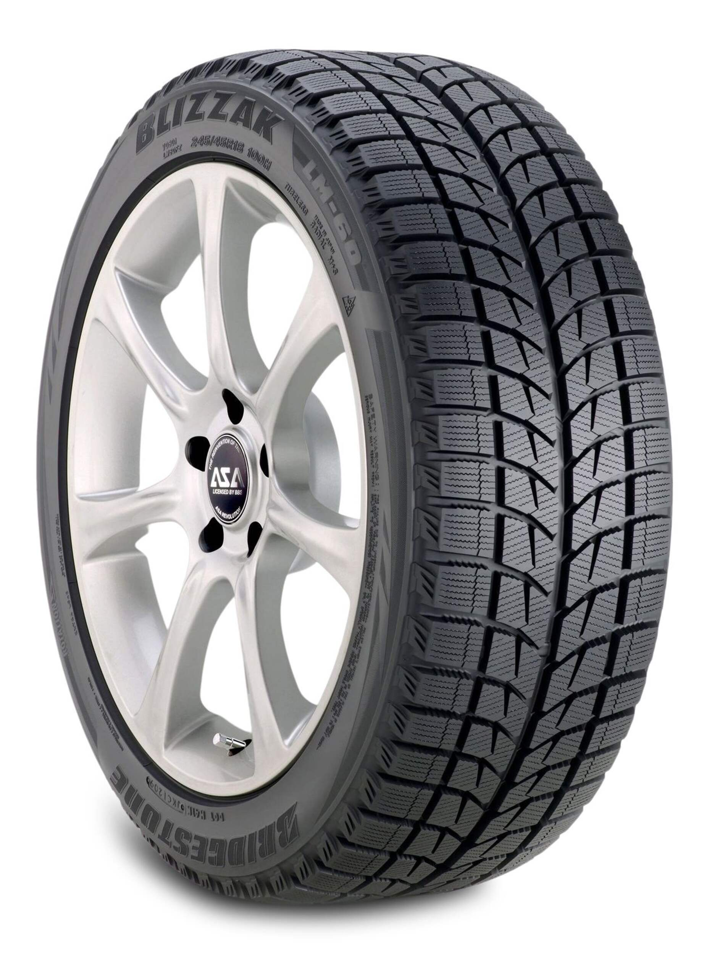 BRIDGESTONE BLIZZAK LM-60 (RFT) BLACK 235/55R18 99H