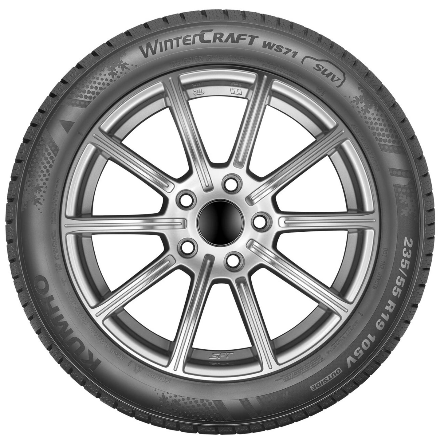 KUMHO WINTERCRAFT SUV WS71 BLACK 235/65R17 XL 108H